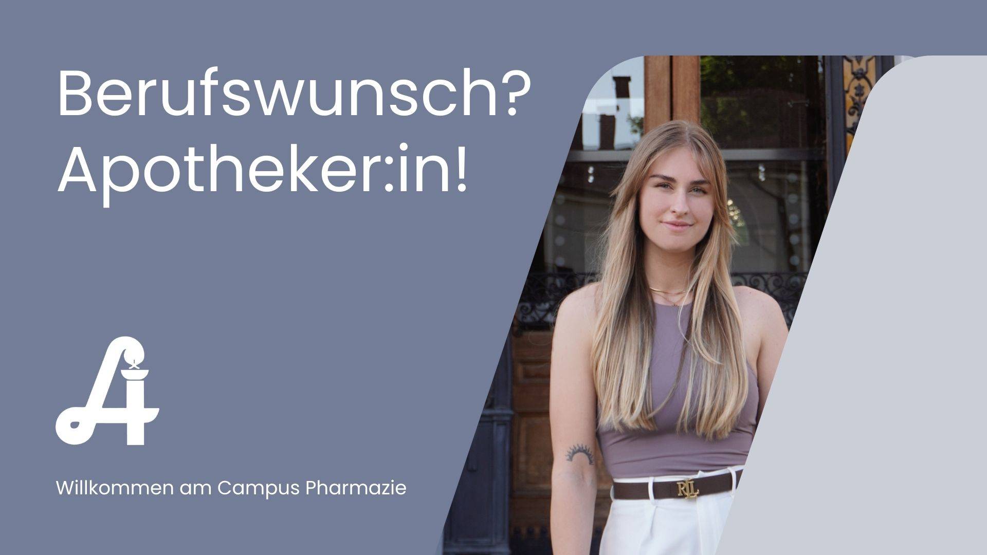 Berufswunsch? Apotheker:in!