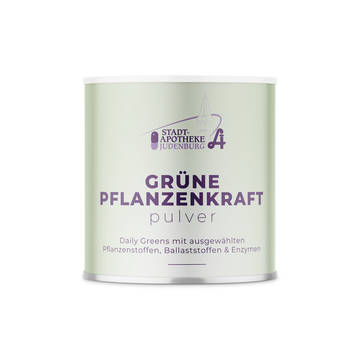 Grüne Pflanzenkraft Pulver